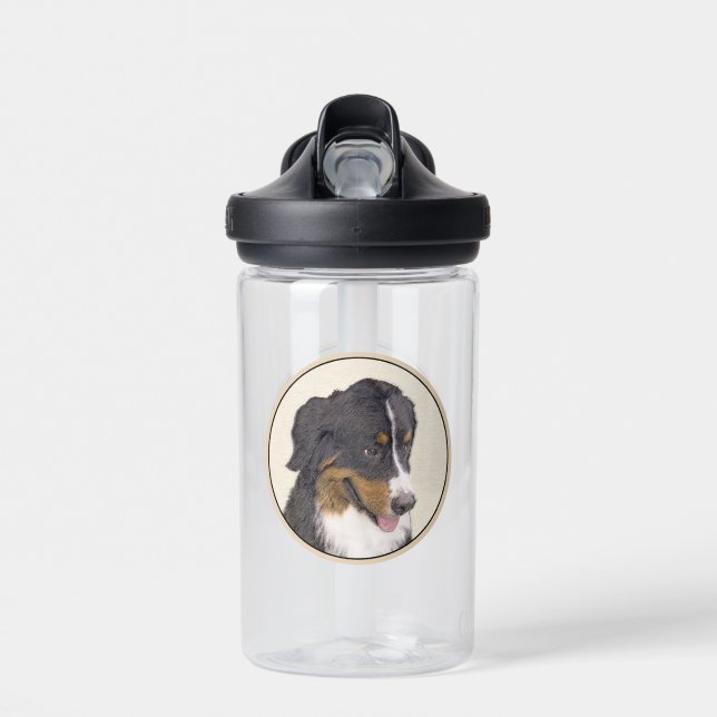 Bernese Mountain Hund 2 Malerei - Niedlich Origina Trinkflasche (Vorne)