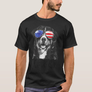 Bernese Mountain Hund 4. Juli Merica Men Americ T-Shirt