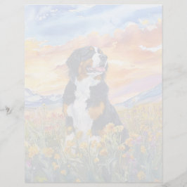 Bernese Mountain Hund - 8,5" x 11" Stationery