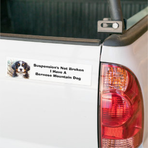 Bernese Mountain Hund AI Welppy Autoaufkleber