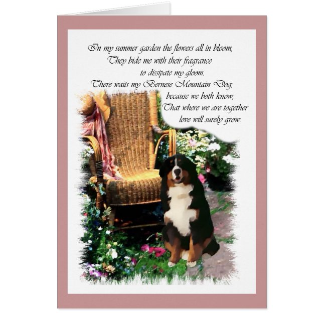 Bernese Mountain Hund Kunstgifte (Vorne)