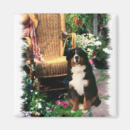 Bernese Mountain Hund Kunstgifte Magnet