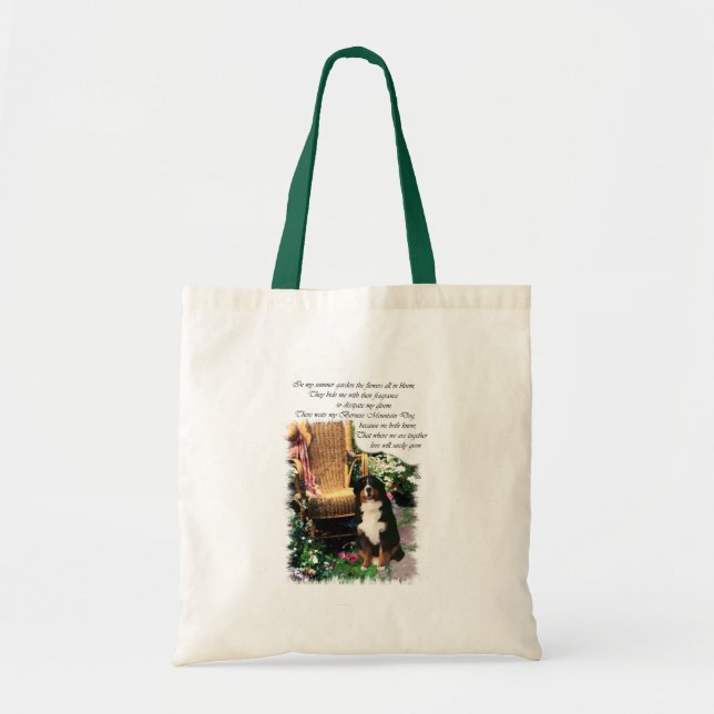Bernese Mountain Hund Kunstgifte Tragetasche (Vorne)
