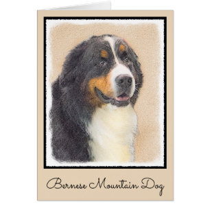 Bernese Mountain Hund Malerei - Original Hunde Kun