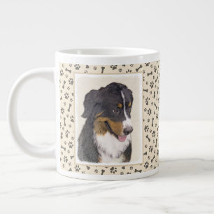 Bernese Mountain Hund Malerei - Original Hunde Kun Jumbo-Tasse