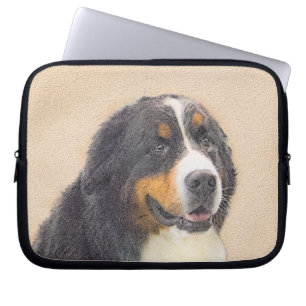 Bernese Mountain Hund Malerei - Original Hunde Kun Laptopschutzhülle