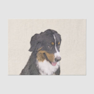 Bernese Mountain Hund Malerei - Original Hunde Kun Seidenpapier