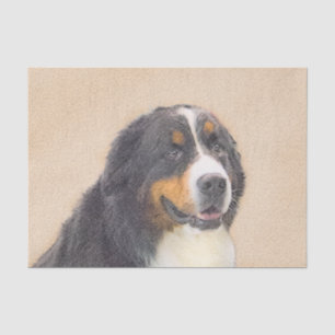 Bernese Mountain Hund Malerei - Original Hunde Kun Seidenpapier