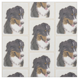 Bernese Mountain Hund Malerei - Original Hunde Kun Stoff