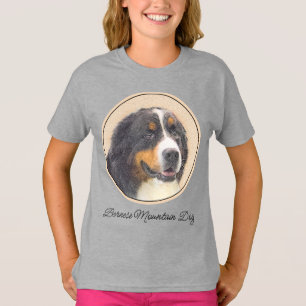 Bernese Mountain Hund Malerei - Original Hunde Kun T-Shirt