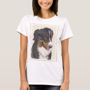 Bernese Mountain Hund Malerei - Original Hunde Kun T-Shirt