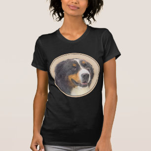 Bernese Mountain Hund Malerei - Original Hunde Kun T-Shirt