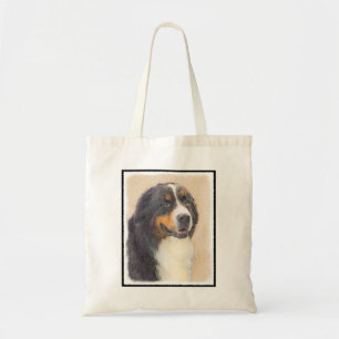 Bernese Mountain Hund Malerei - Original Hunde Kun Tragetasche
