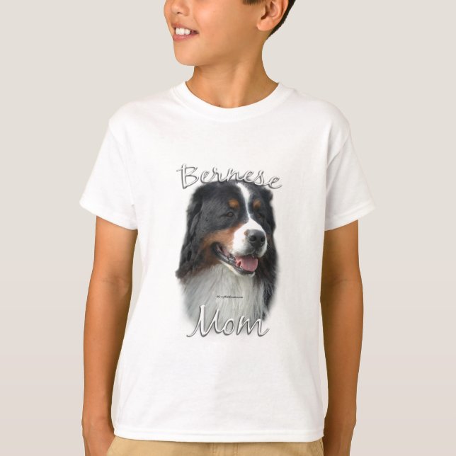 Bernese Mountain Hund Mama 2 T-Shirt (Vorderseite)