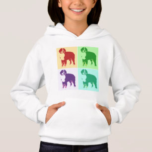 Bernese Mountain Hund Pop Hoodie