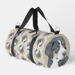 Bernese Mountain Hund Welpe Malerei Niedliche Haus Duffle Bag