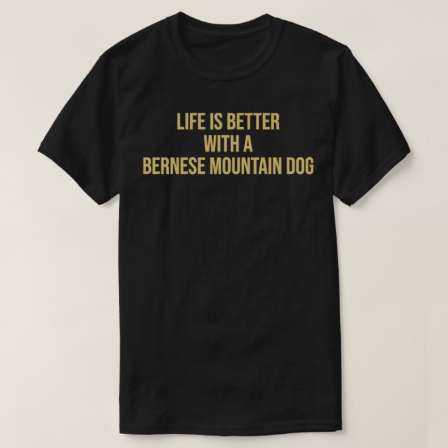 Bernese Mountain Hunde1 T-Shirt (Design vorne)