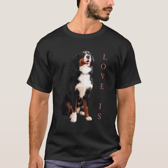 Bernese Mountain Hundeshirt Damen Männer Kinder Ma T-Shirt (Vorderseite)