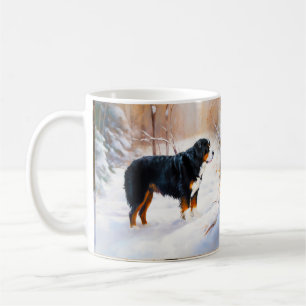 Bernese Mountain Let It Snow Weihnachten Kaffeetasse