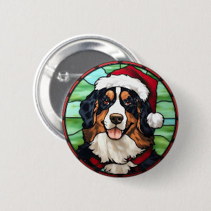 Bernese Mountain verkleidete Gläserweihe Button