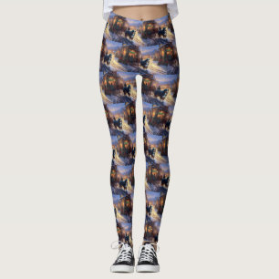 Bernese Mountain Weihnachtsfeiertage Leggings