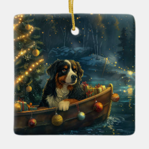 Bernese Mountain Weihnachtsfest Reise Keramikornament