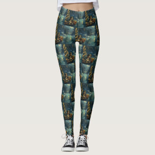 Bernese Mountain Weihnachtsfest Reise Leggings