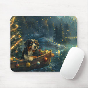 Bernese Mountain Weihnachtsfest Reise Mousepad