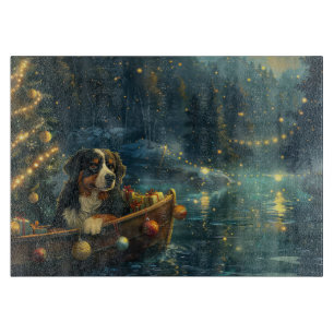 Bernese Mountain Weihnachtsfest Reise Schneidebrett