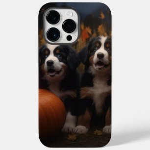 Bernese Mountain Welpe Herbst Kürbiskugel Case-Mate iPhone 14 Pro Max Hülle