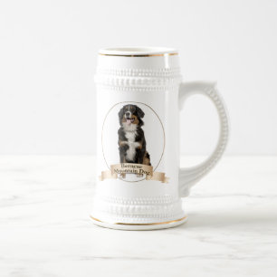 Bernese Mt. Hund Stein Bierglas