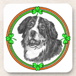 Bernese Mtn Dog St Patricks Getränkeuntersetzer