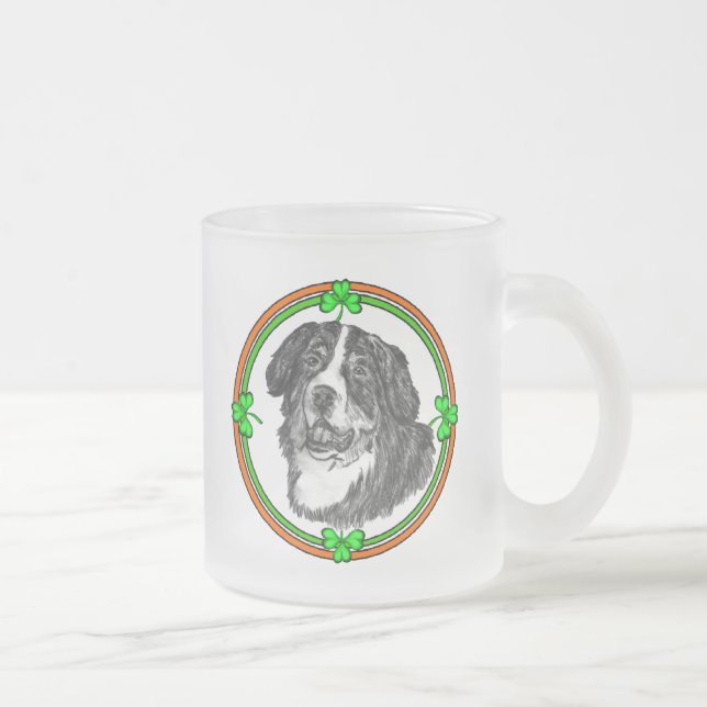 Bernese Mtn Dog St Patricks Kaffeetasse (Rechts)