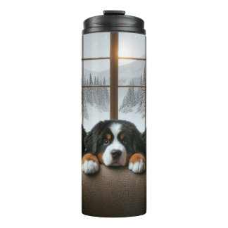 Bernese Mtn dog Tumbler Thermosbecher