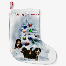 Bernese Mtn Dog Welppies Weihnachten Kleiner Weihnachtsstrumpf