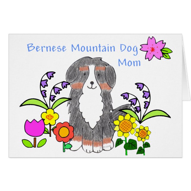Bernese Mtn HundeMama (Vorderseite (Horizontal))