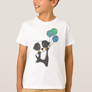 Bernese Sennenhund Sweet Animal Fliegt mit T-Shirt