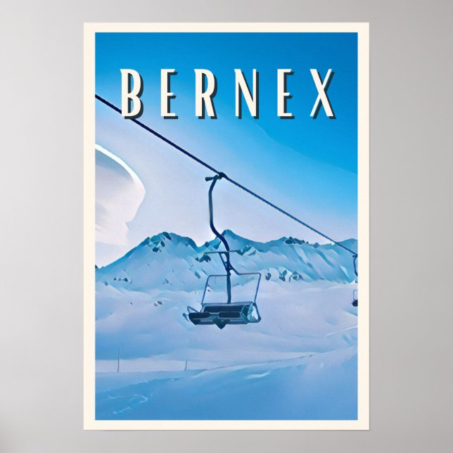Bernex Skistation Poster (Vorne)