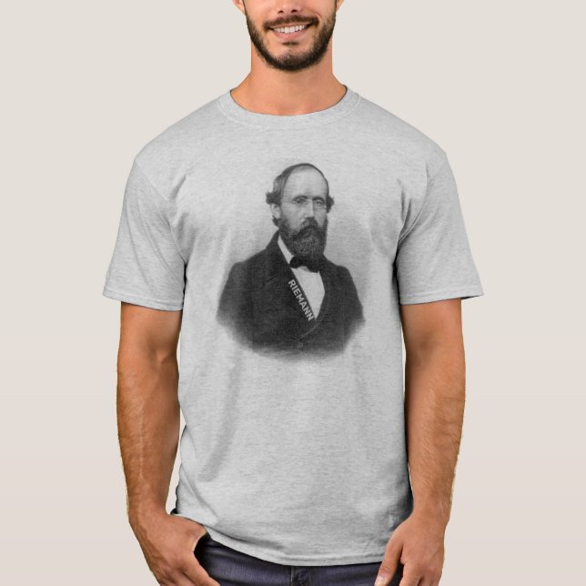 Bernhard Riemann T-Shirt (Vorderseite)