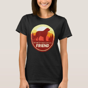 Bernhardiner Dog Retro 12 T-Shirt
