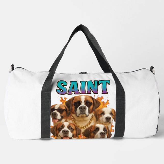 Bernhardiner  duffle bag (Vorderseite)