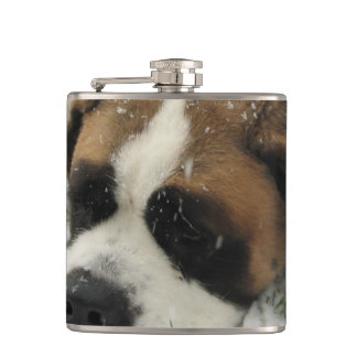 Bernhardiner-Hund Flachmann