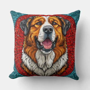 Bernhardiner Hund Kissen