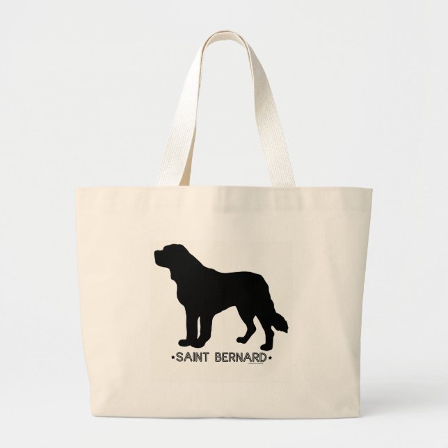 Bernhardiner-Tasche Jumbo Stoffbeutel (Vorne)