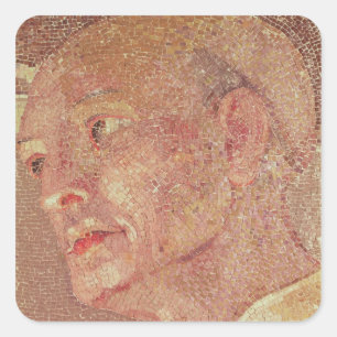 Bernhardiner von Clairvaux von der Krypta St Peter Quadratischer Aufkleber