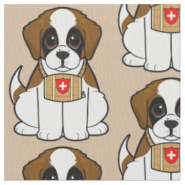 Bernhardiner-Welpe Stoff