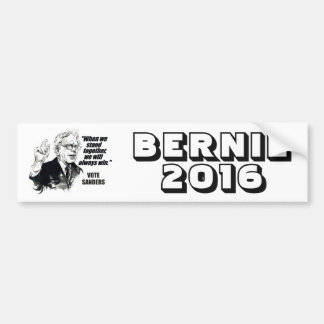 Bernie 2016 autoaufkleber