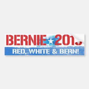 Bernie 2016 - Rotes Weiß und Bern- - Autoaufkleber