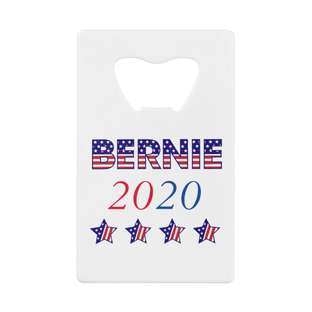 Bernie 2020 USA Geldbeutel Flaschenöffner (Vorderseite)