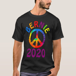 Bernie 2020-Wahlfrieden Vintager Hippie-Retro Sa T-Shirt
